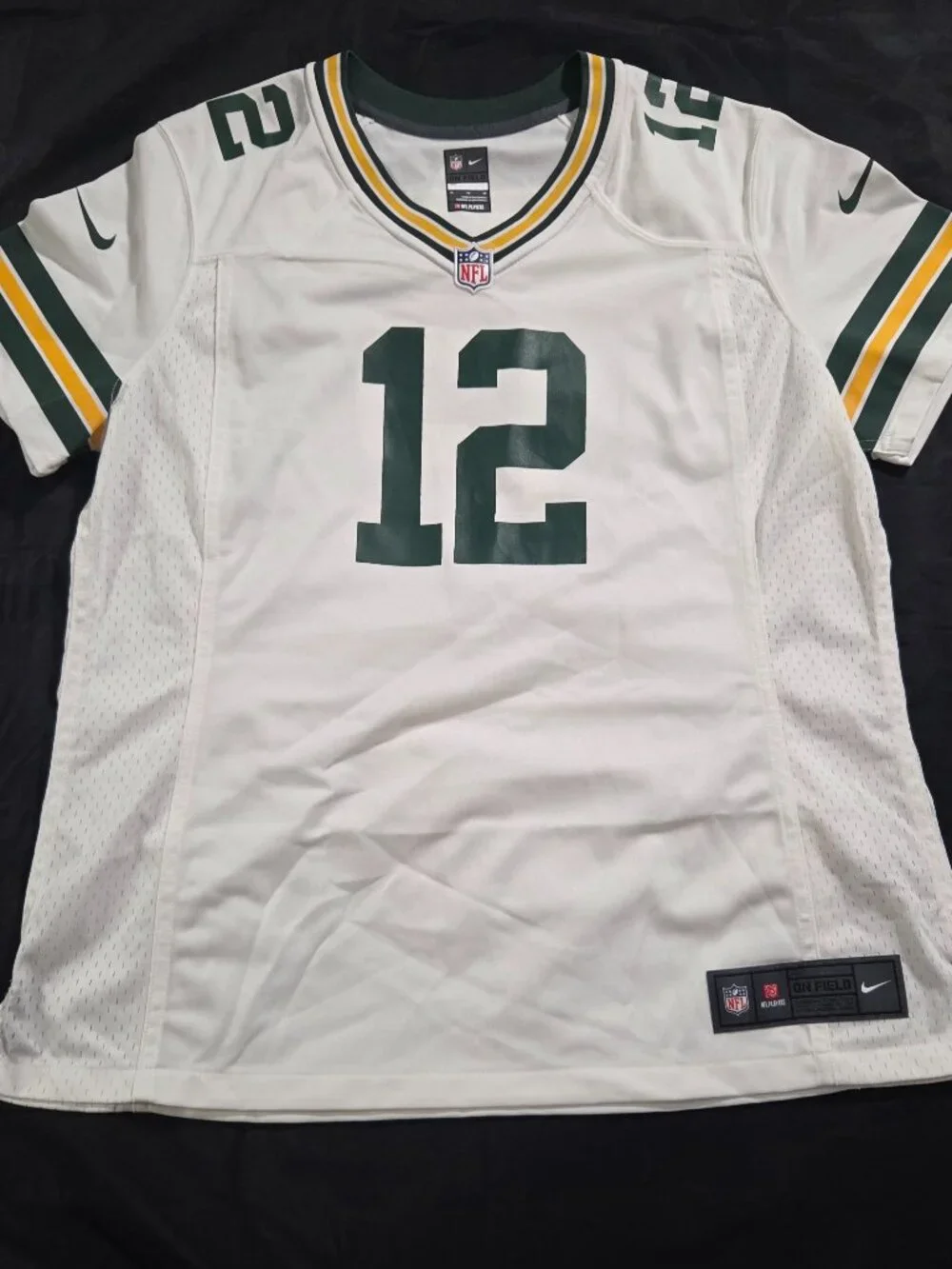 NFL Green Bay Packers Aaron Rodgers Jersey Nike On Field Women's Size XL White